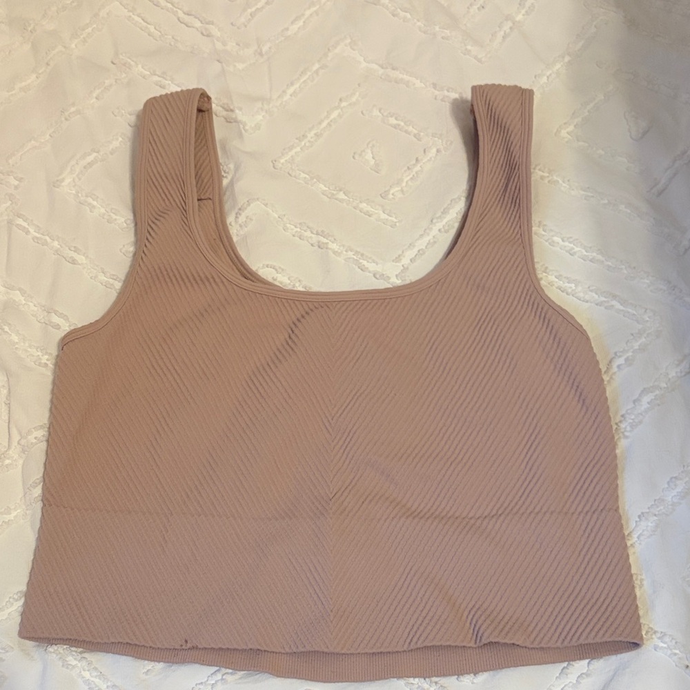 Pink/tannish color tank top